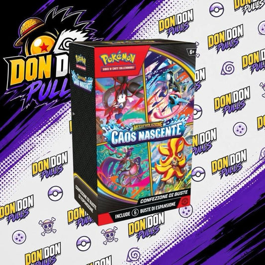 Bundle 6 Buste Caos Nascente ITA Pokémon Trading Card Game Edizione Italiana