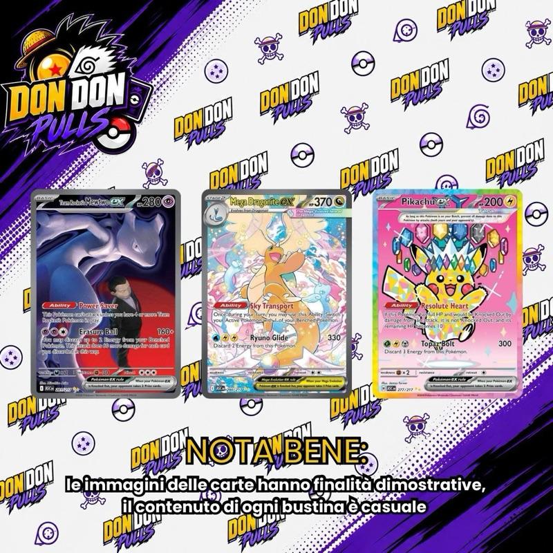 Pokémon Mini Tin Ascesa Eroica Con 2 Buste , Adesivi e Carta Illustrata - Oggetto da Collezione
