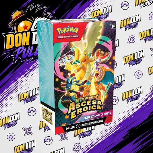 POKÉMON MEGAEVOLUZIONE ASCESA EROICA - BUNDLE DA 6 BUSTE