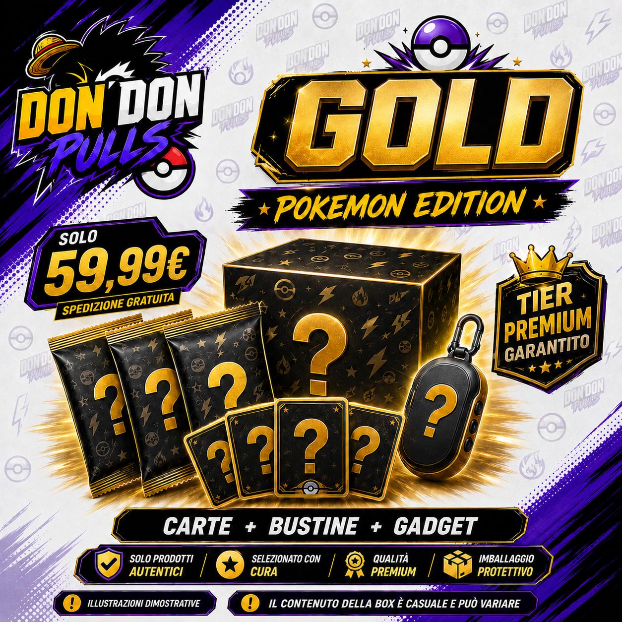 DON DON PULLS Mystery Box Pokémon Edition