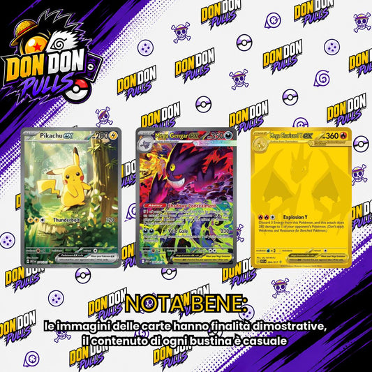 Blister 2 Buste Ascesa Eroica - Edizione Megasviluppo con Komala e Pikachu - Gioco di Carte Collezionabili